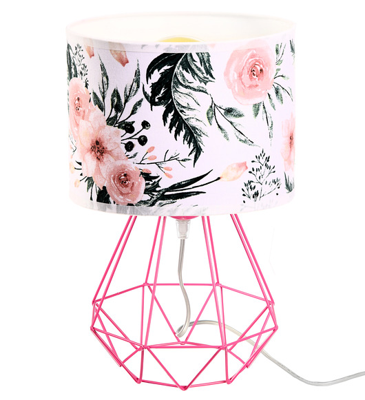 Lampa nocna stołowa biurkowa abażur ALPAKA wzory SkyLighting