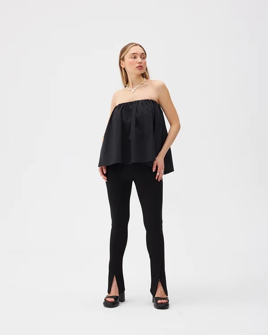 legginsy CZARNE LEGGINSY SECOND skin
