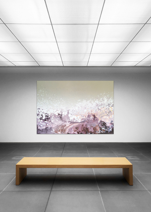 Płótno 160x110cm, obraz farbami akrylowymi Beata Jarecka