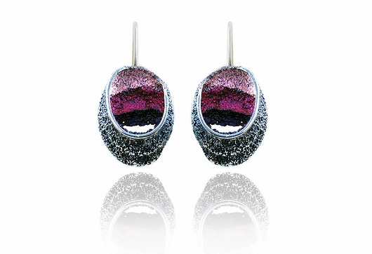 Kolczyki Sinera Purpura srebro Arior Barcelona