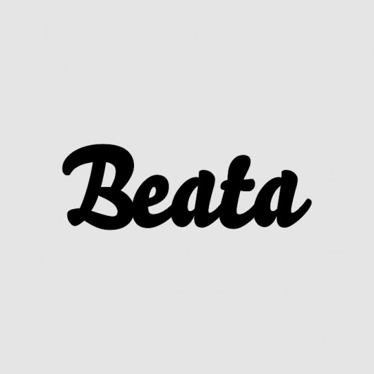 Napis Drewniany 3D BEATA LOVINA PRINTS