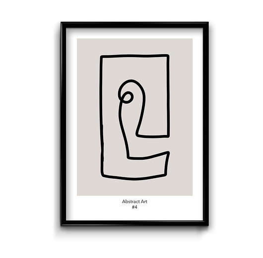 plakaty Plakat Abstract Art #4 