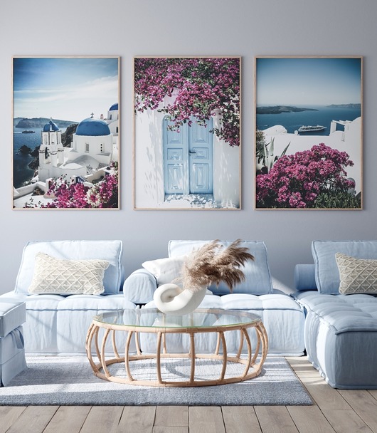 plakaty Galeria plakatów "Zachwycające Santorini"