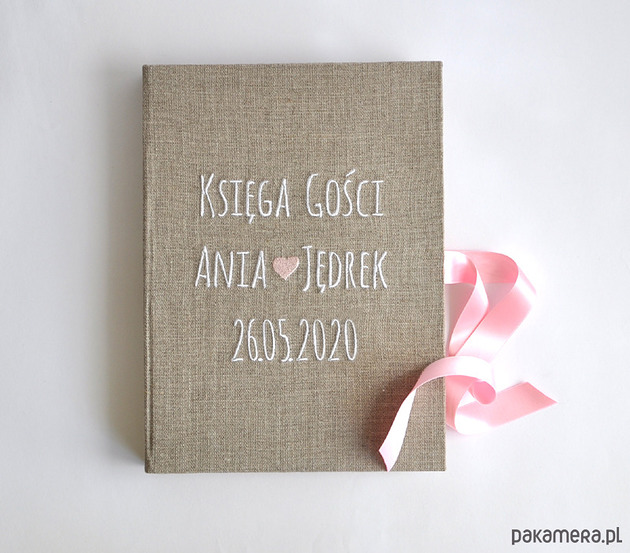 zaproszenia i kartki na ślub Księga gości