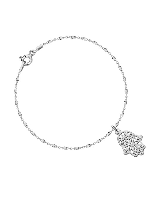 bransoletki srebrne Bransoletka Hamsa / ręka Fatimy /1639/