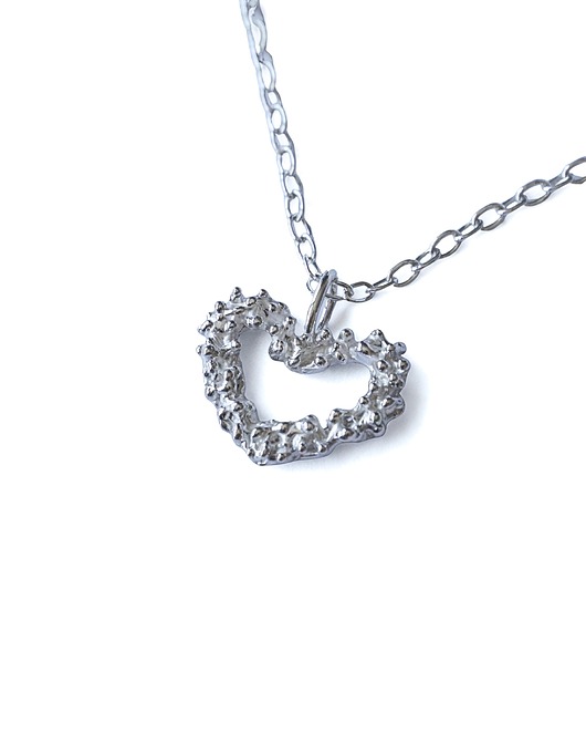 srebrne naszyjniki Srebrny naszyjnik z zawieszką Bubble Heart