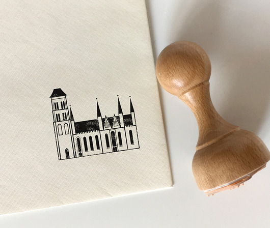 stemple Gdańsk Bazylika Mariacka - drewniana pieczątka