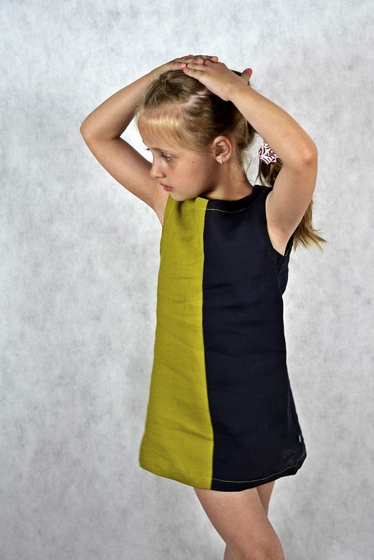 Sukienka Lniana JJFashion