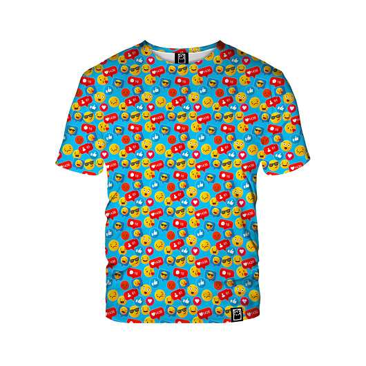 t-shirty męskie Męski T-shirt DR.CROW Emotki