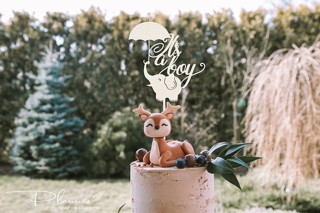 kuchnia - różne Topper It's a boy