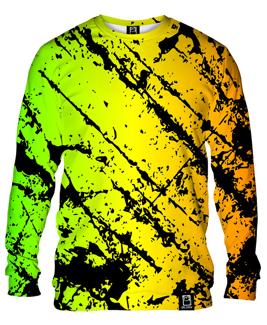bluza bez kaptura damska Bluza Bez Kaptura Damska DR.CROW Marble Gradient