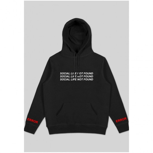 Bluza SLNF Black Hoodie Back to Black