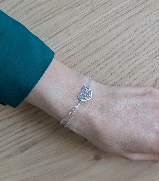 bransoletki srebrne Srebrna bransoletka na łańcuszku