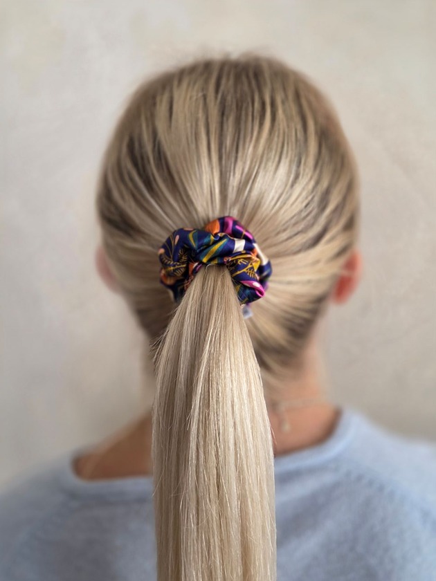 gumki do włosów Gumka jedwabna, scrunchie, wild magic forest MINI