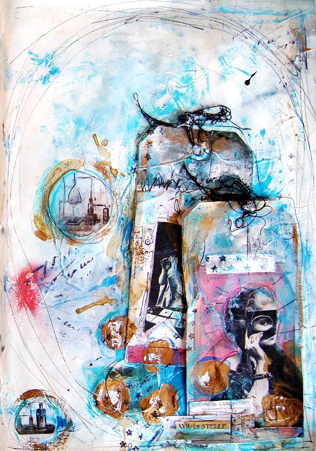 grafiki i ilustracje Oryginalny collage