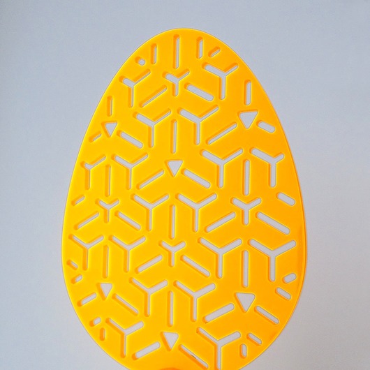 HIGH TECH EGG orange/fluorescent/L YUKIKO