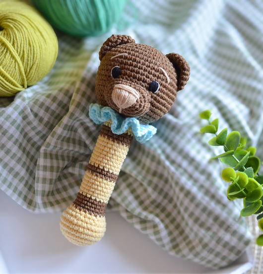 niemowlak - inne Grzechotka miś, Gryzak dla niemowlaka, Prezent dla maluszka