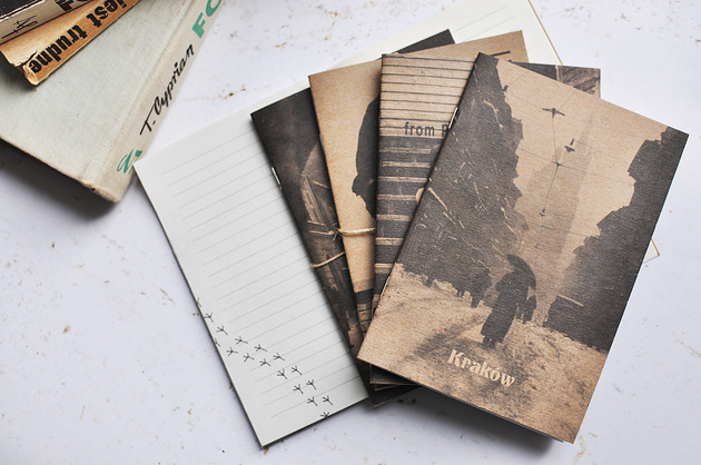 notatniki i albumy Komplet 4 Notesów 10x15 cm Kraków