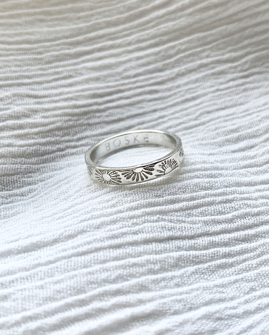 obrączki Daisy - Stokrotki- Pierścionek