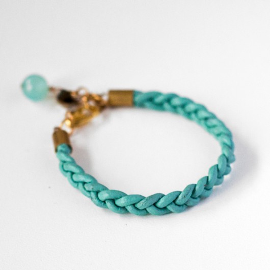 Bransoleta P9 - MOKAVE Plait - turkus MOKAVE