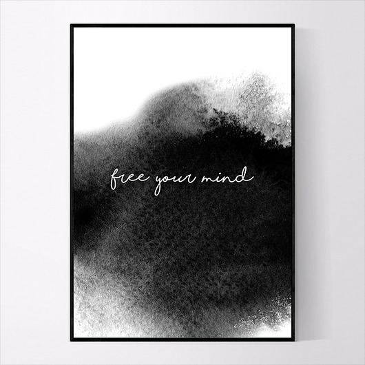 Plakat FREE YOUR MIND MUKKO