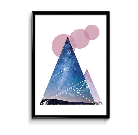 Plakat księżyce 40x50 Bury Lis