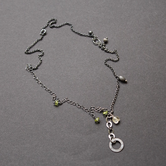 srebrne naszyjniki Cytryna i limonka