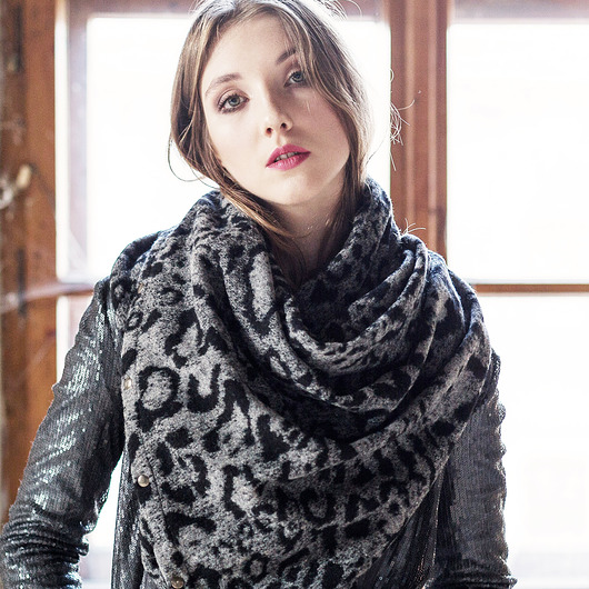 Dzianinowy Szal Etola Pareo Kamizelka zapięciem CADOaccessories