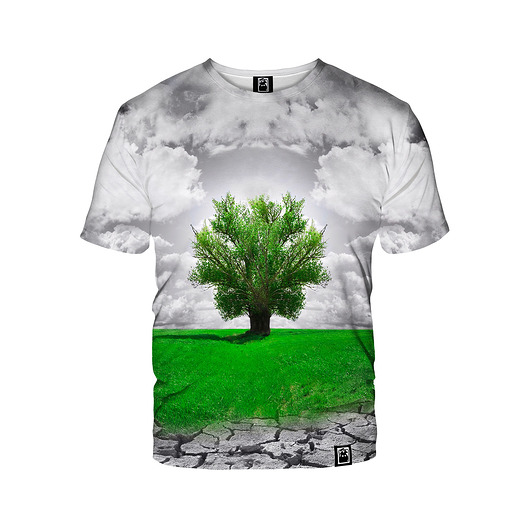 t-shirt damskie Damski T-shirt DR.CROW Drzewo