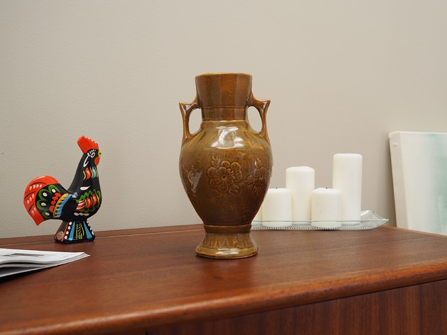 wazony Wazon ceramiczny, duński design, lata 60, produkcja: Dania