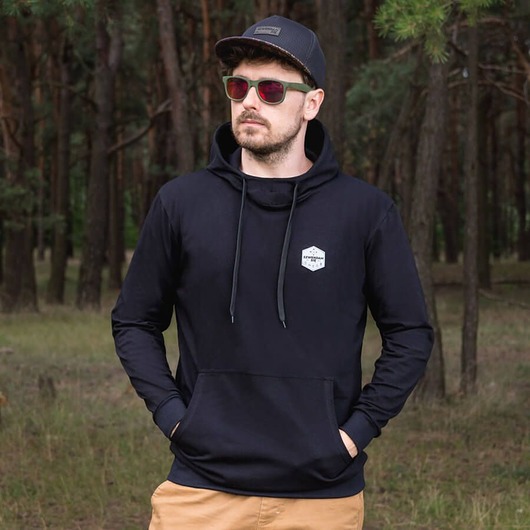 bluzy męskie Cienka bluza z kapturem unisex SZWENDAM SIĘ