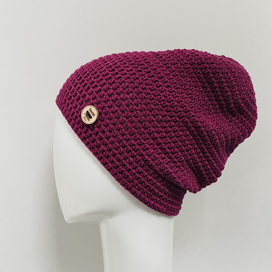 czapki damskie Czapka przejściowa cienka beanie smerf bawełna biskupi