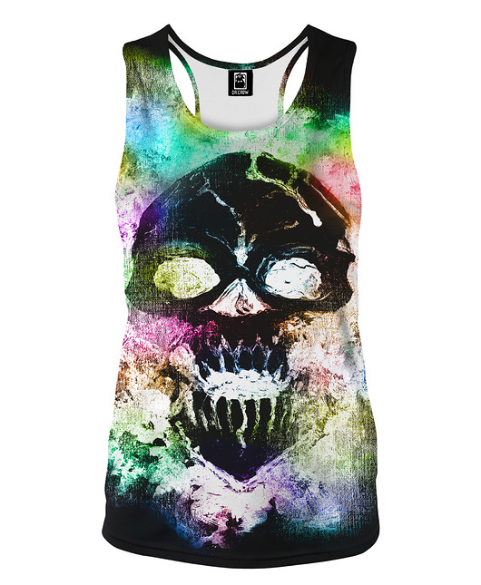 topy damskie DR.CROW Bokserka Damska Neon Skull Pastels