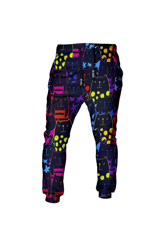 spodnie dresowe damskie Damskie Spodnie Fullprint DR.CROW Koty