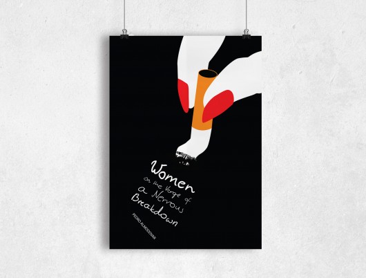 Almodovar - B2 - plakat filmowy - Kobiety na... PLAKATY GEOMETRYCZNE
