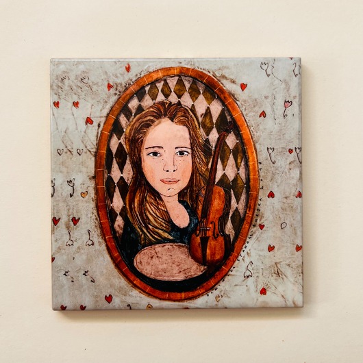 grafiki i ilustracje Kafle ceramiczne imienne