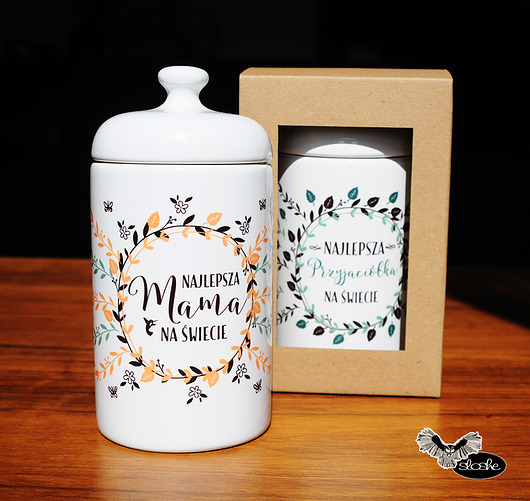 Najlepsza mama na świecie, pojemnik 500ml Sowia Aleja