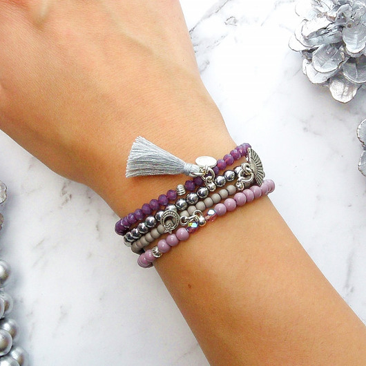 Zestaw bransoletek - "For Me, For You", vol. 022 Ilovehandmade