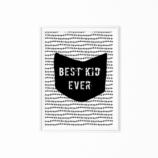 Plakat best kid ever myscandi