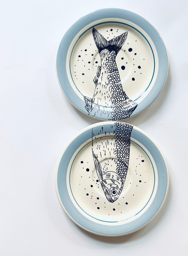 Ozdoby na ścianę Ryby puzzle