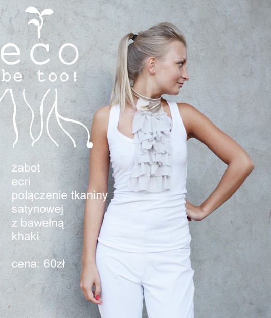 żabot w paseczki ecobetoo