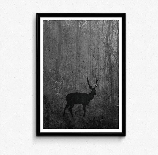 Jeleń #2 50x70 plakat Bury Lis