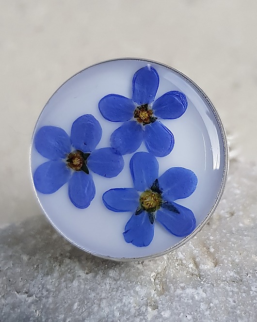 Pierścionek z niezapominajkami Grol Jewellery