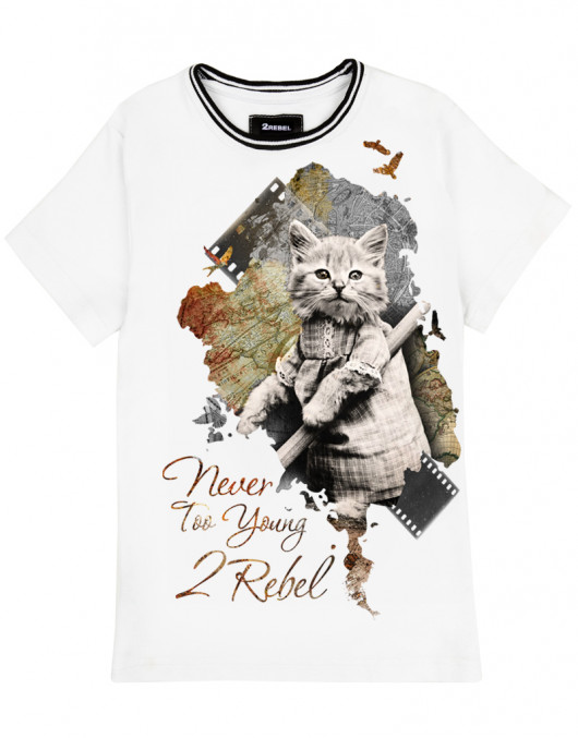 T-shirt 2REBEL dziecięcy Via dei Sarti studio