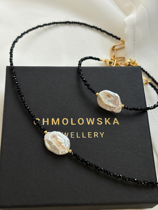 bransoletki z kamieni naturalnych Zestaw  Bransoletka i Naszyjnik