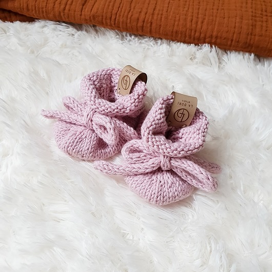 buty dziecięce Buciki niemowlęce PETITE jasny róż