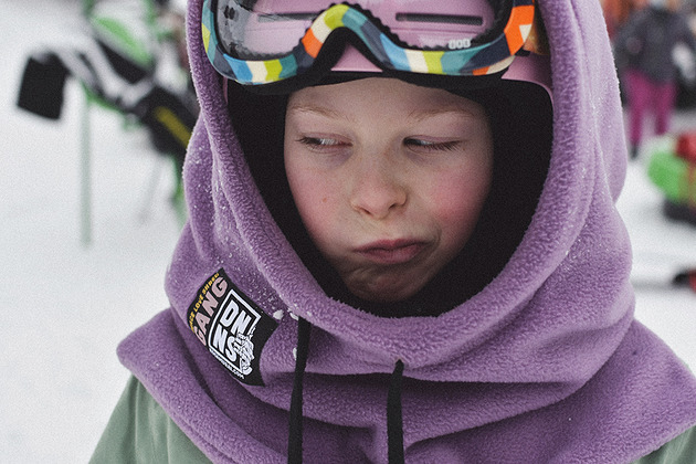 czapki damskie Polarowy Kaptur Docieplacz Fiolet
