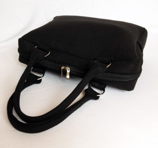 CityFelt - torebka neseser na laptop czerń Totostyle