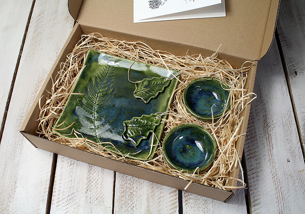 Gift Box - ceramika/paproć Studio Mini Forma