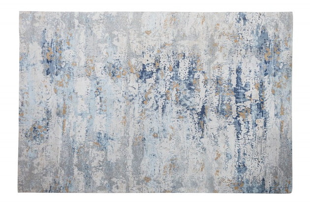 dywany Dywan prostokątny niebieski szary bawełna 350x240cm